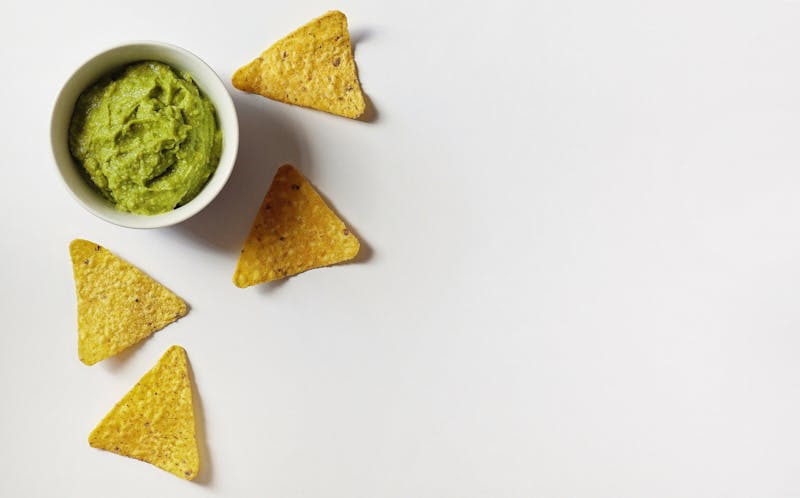 Fresh housemade guacamole with tortilla chips